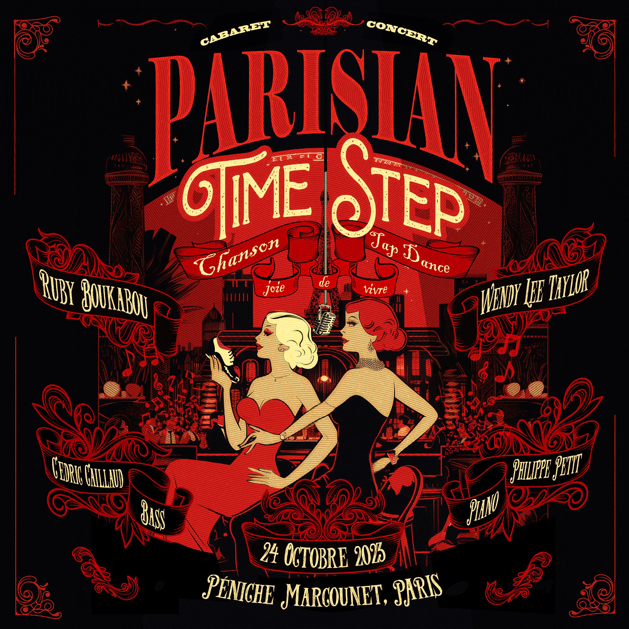 Parisian Time Step Poster